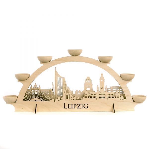 Schwibbogen Leipzig Frontansicht