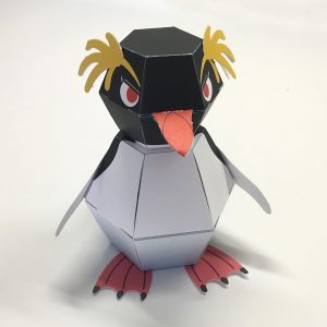 Pengiun Bomb aus Bastelbogen