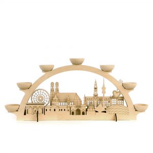 Lichterbogen München Frontalansicht