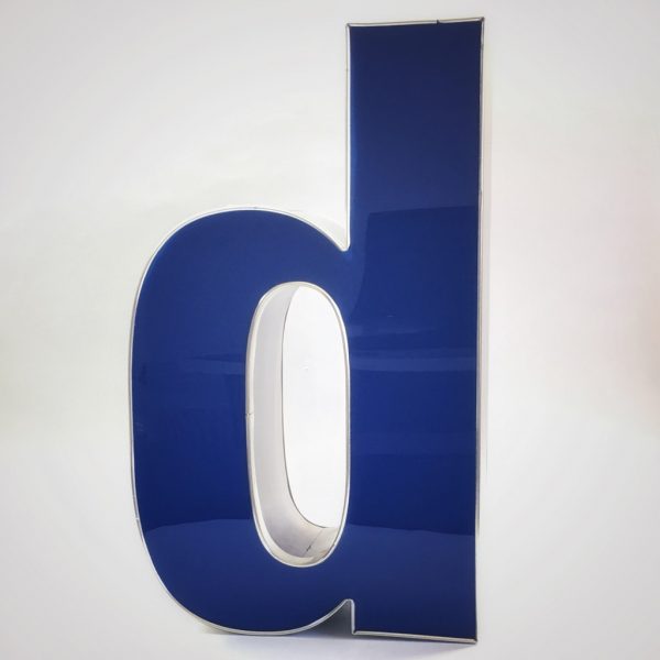 Leuchtbuchstaben D