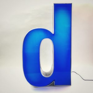 Leuchtbuchstaben D